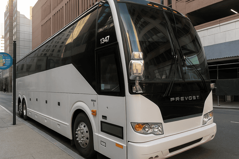 a Baldwin Park Coach Bus Service coach bus