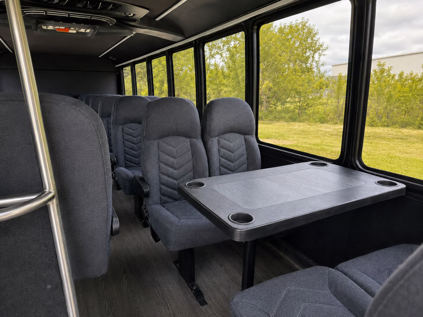 baldwin park 15 passenger minibus interior