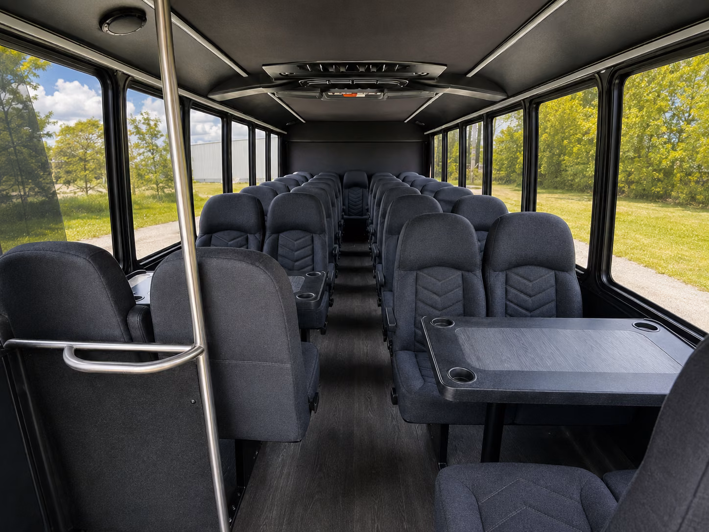 baldwin park 18 passenger minibus interior