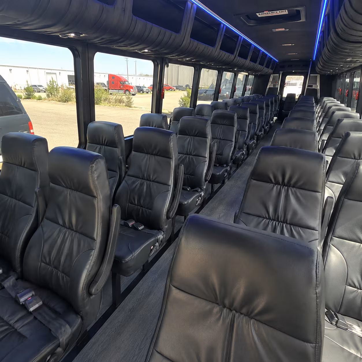 baldwin park 35 passenger minibus inside