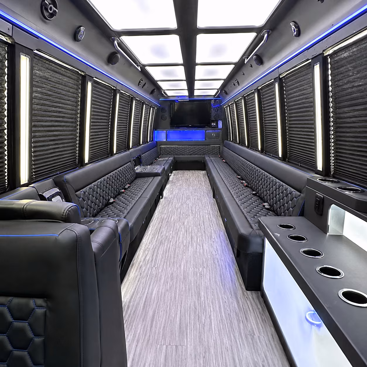 baldwin park party bus interior