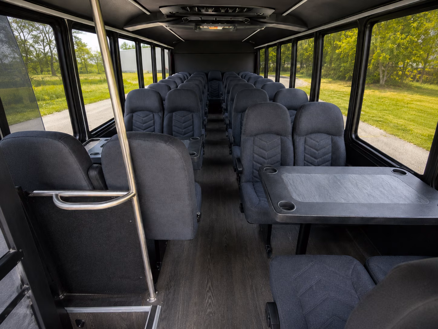 shuttle buses for baldwin park wedding guests between hotels and venues